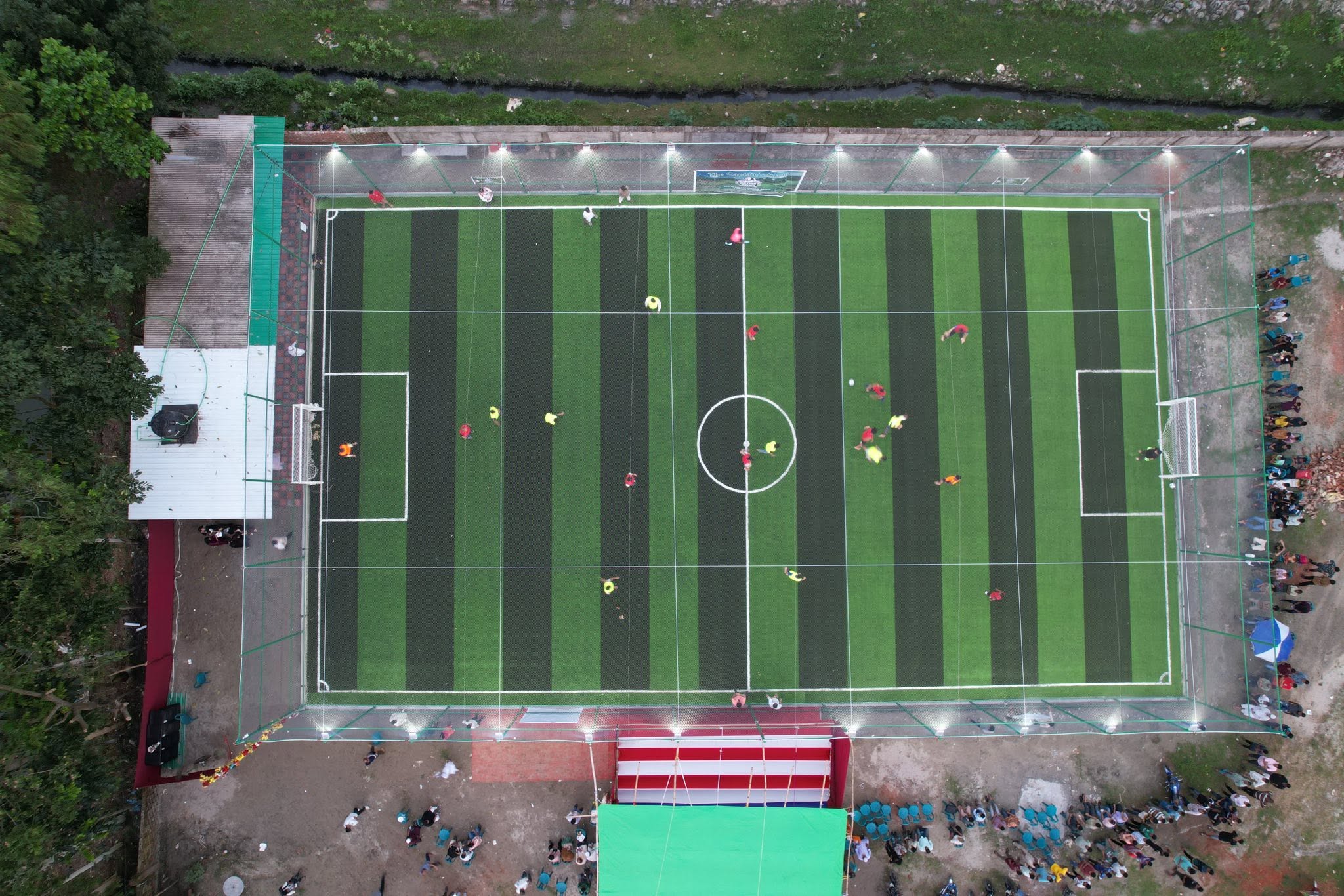 Turf view at Captain's Arena
